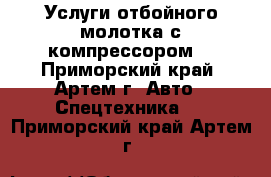 Услуги отбойного молотка с компрессором  - Приморский край, Артем г. Авто » Спецтехника   . Приморский край,Артем г.